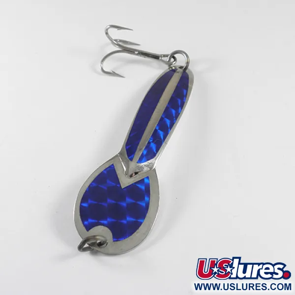 Glen Evans Loco 4 Blinker, Nickel / Blau, 9g, Prismatisch, #1750