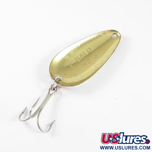 Balo 3 Blinker, Weiß / Rot / Messing, 14g, Vintage Design, #1769