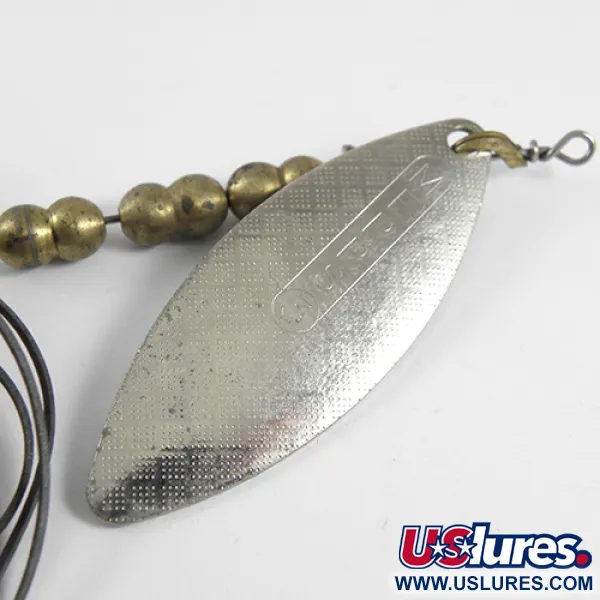 Mepps Aglia Long 3 COMBO KILLER Spinner, Silber/Messing, 19g, #1788