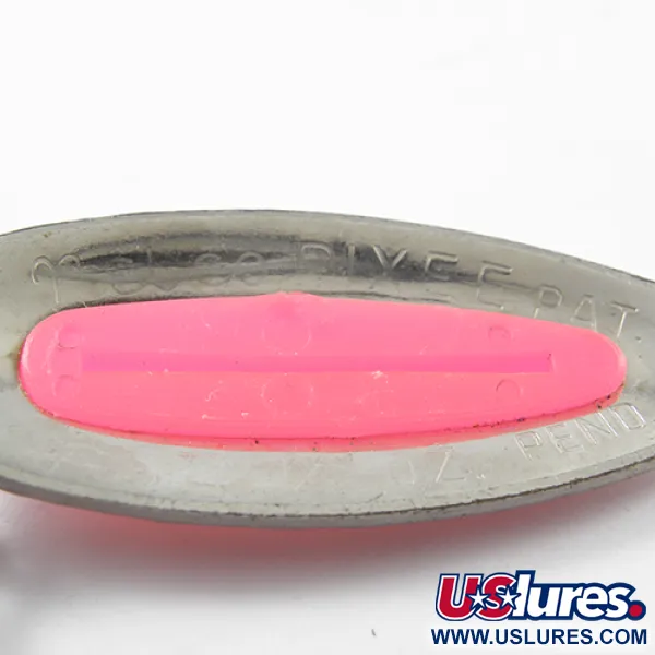 Nebco Pixee Blinker, Nickel / Pink, 14g, Hammerschlag-Dekor, #1796