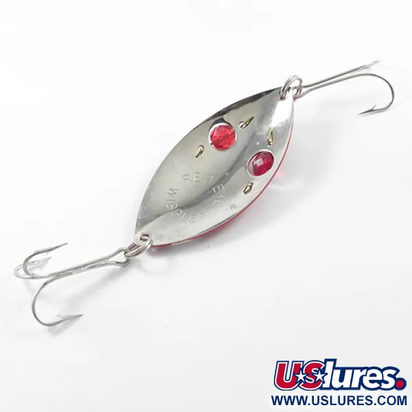 Eppinger Red Eye Wiggler Blinker, Rot/Weiß/Nickel, 25g, Glasaugen, #1799