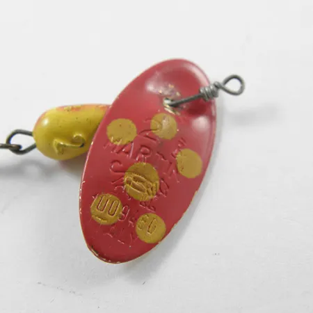 Panther Martin 2 Spinner, Rot/Gelb/Messing, 2,5g, Vintage, #1815