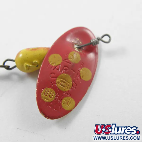 Panther Martin 2 Spinner, Rot/Gelb/Messing, 2,5g, Vintage, #1815