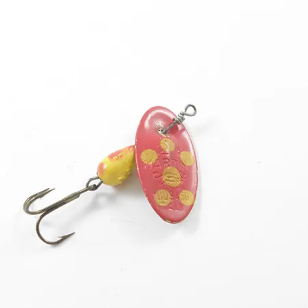 Panther Martin 2 Spinner, Rot/Gelb/Messing, 2,5g, Vintage, #1815