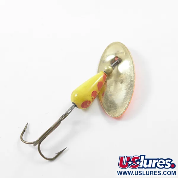 Panther Martin 6 Spinner, Gelb/Orange/Messing, 6g, Messingblatt, #1817