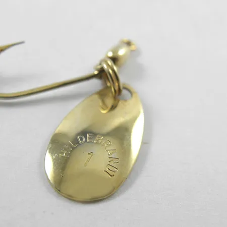 Yakima Bait Hildebrandt 1 Spinner, Gold, 1g, Sonic Blades, #1818