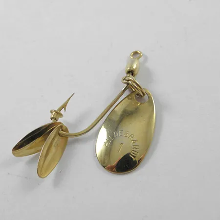 Yakima Bait Hildebrandt 1 Spinner, Gold, 1g, Sonic Blades, #1818