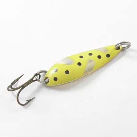 Acme Fiord Spoon Jr Blinker, Gelb/Gold, 3.4g, Vintage-Köder, #1821