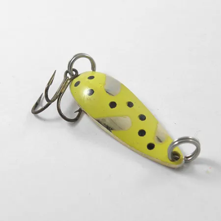 Acme Fiord Spoon Jr Blinker, Gelb/Gold, 3.4g, Vintage-Köder, #1821