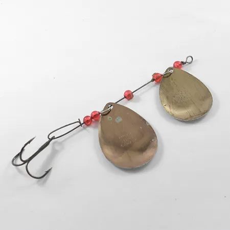 Lucky Strike Tandem-Spinner, Nickel/Kupfer/Rot, 12.5g, Doppelblatt, #1833