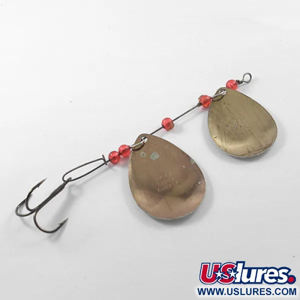 Lucky Strike Tandem-Spinner, Nickel/Kupfer/Rot, 12.5g, Doppelblatt, #1833