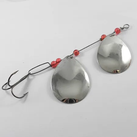 Lucky Strike Tandem-Spinner, Nickel/Kupfer/Rot, 12.5g, Doppelblatt, #1833