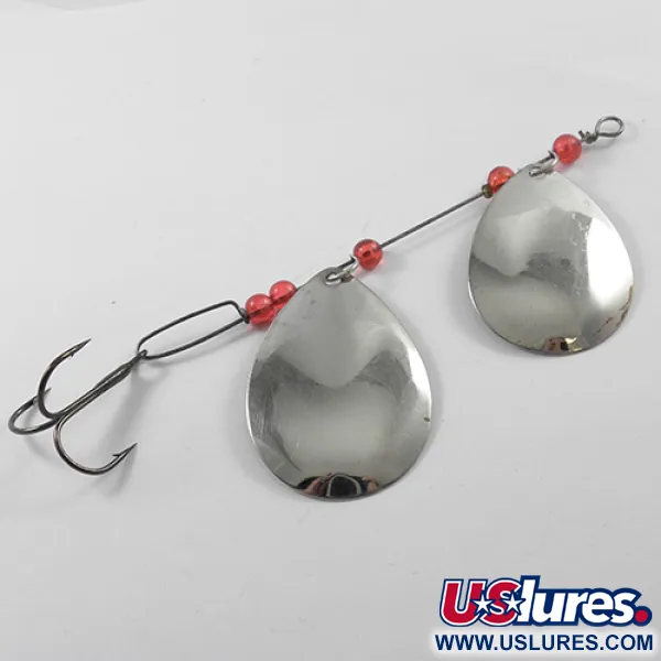 Lucky Strike Tandem-Spinner, Nickel/Kupfer/Rot, 12.5g, Doppelblatt, #1833