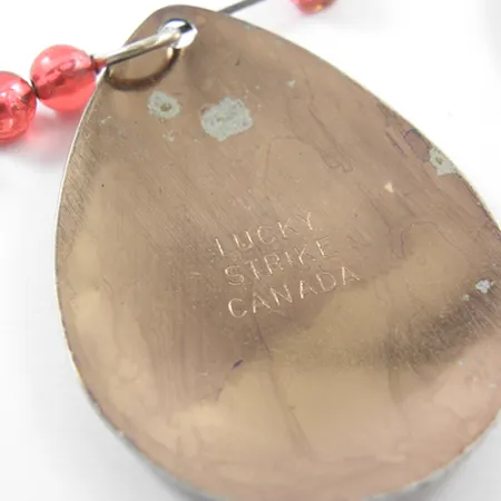 Lucky Strike Tandem-Spinner, Nickel/Kupfer/Rot, 12.5g, Doppelblatt, #1833