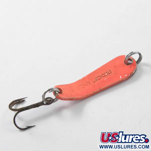 Luhr Jensen Hus-lure Blinker, Orange / Hologramm, 2g, Vintage, #1835