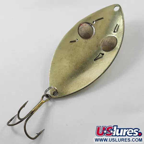 Lucky Strike Gold Red Flash Blinker, Messing, 21g, Holzaugen, #1840