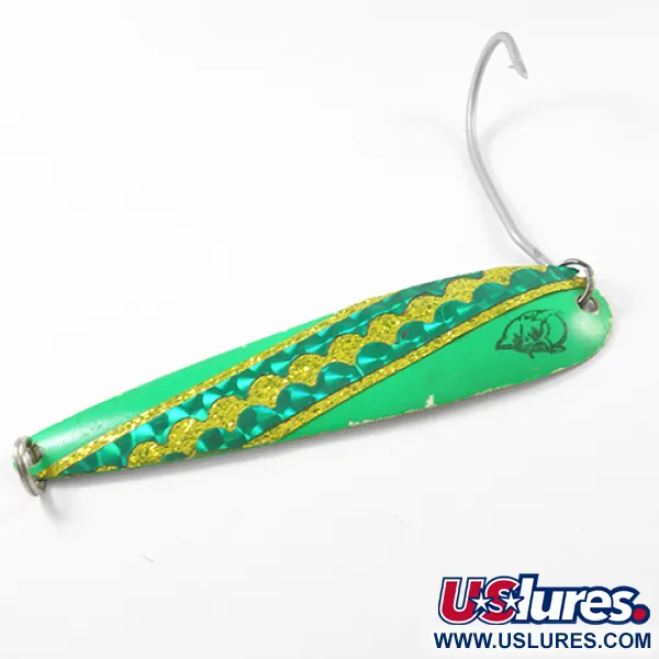 Eppinger Dardevle Flutter-Chuck Magnum 3200 Löffel, Grün/Nickel, 14g, #1852