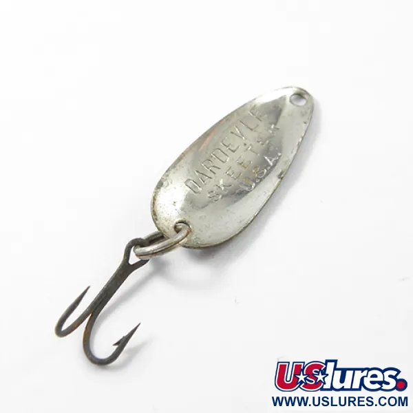 Dardevle Skeeter Blinker, Frosch / Nickel, 1g, Wackel-Aktion, #1855