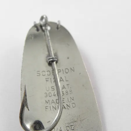 Scorpion Weedless Blinker, Rot / Weiß / Nickel, 7g, Krautschutz, #1863