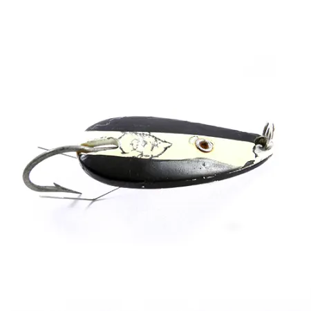 Eppinger Weedless Dardevle Midget Blinker, Schwarz/Weiß/Nickel, 6g, #1867