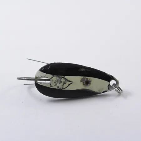 Eppinger Weedless Dardevle Midget Blinker, Schwarz/Weiß/Nickel, 6g, #1867