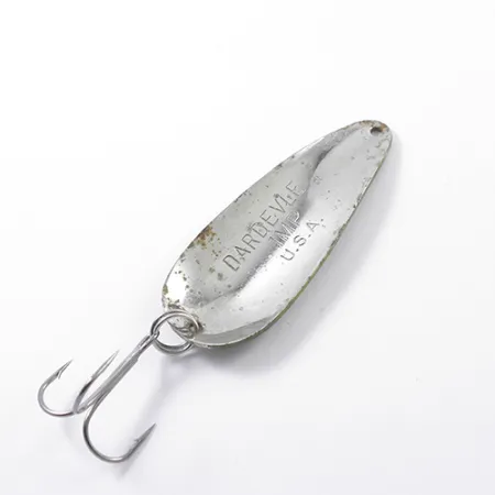 Eppinger Dardevle Imp Blinker, Frog/Nickel, 11g, Vintage, #1869