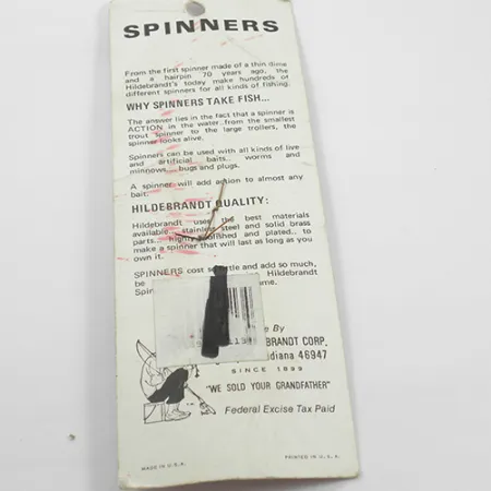 Hildebrandt Colorado 2 Spinner, Gold, 1,4g, Vintage-Blatt, #1882