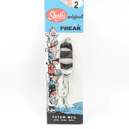 Shoff's Freak Blinker, Silber, 12g, Strukturiertes Blatt, #1885
