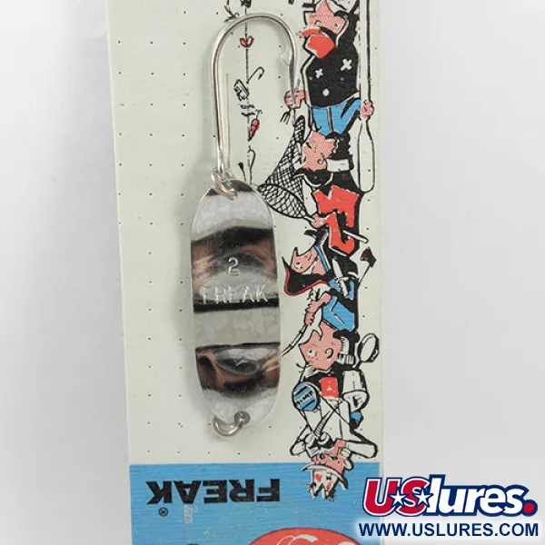 Shoff's Freak Blinker, Silber, 12g, Strukturiertes Blatt, #1885