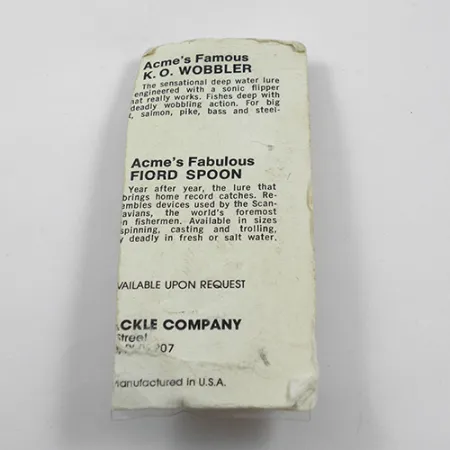 Acme Kastmaster Blinker, Orange, 14g, Balance-Legierung, #1886