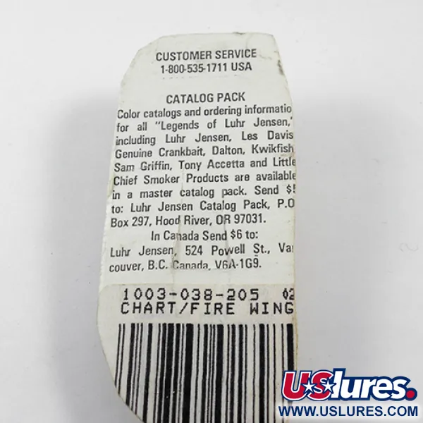 Luhr Jensen Krocodile Die #3 Blinker, Fluorgelb, 10,6g, Vintage, #1890