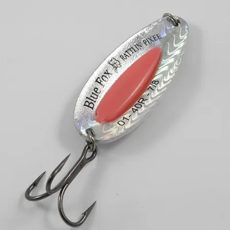 Blue Fox Rattlin Pixee Blinker, Regenbogenforelle, 24g, Rassel, #1909
