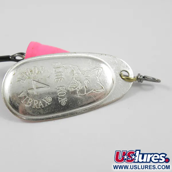 Blue Fox Super Vibrax 4 Spinner, Silber/Pink, 10,5g, Anti-Drall, #1916