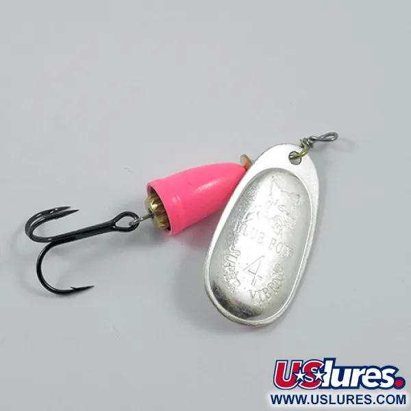 Blue Fox Super Vibrax 4 Spinner, Silber/Pink, 10,5g, Anti-Drall, #1916