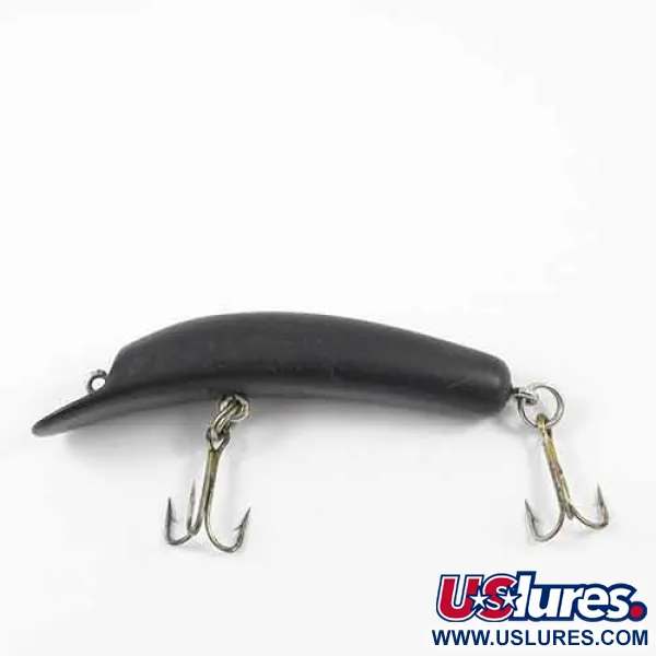 Kautzky Lazy Ike Wobbler, Schwarz, 7.5g, Balsaholz, #1925