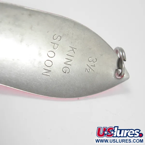 Pro King Weedless King Spoon Blinker, Silber/Pink, 34g, Krautschutz, #1931