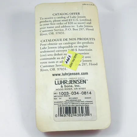 Luhr Jensen Krocodile Die #5 Blinker, Fire Tiger/Gold, 21g, #1944