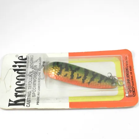 Luhr Jensen Krocodile Die #5 Blinker, Fire Tiger/Gold, 21g, #1944