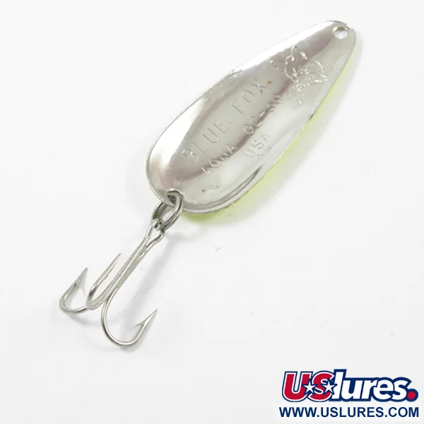 Blue Fox Aqua Blinker, Lime/Orange, 9.5g, Vintage USA, #1951