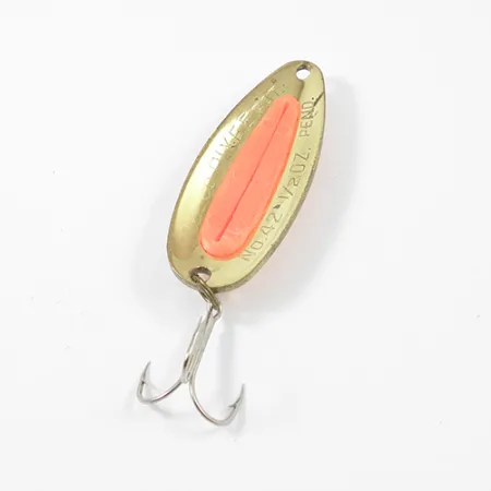 Blue Fox Nebco Pixee Blinker, Gold/Orange, 14g, Lachsei-Einsatz, #1958