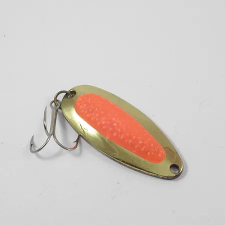 Blue Fox Nebco Pixee Blinker, Gold/Orange, 14g, Lachsei-Einsatz, #1958