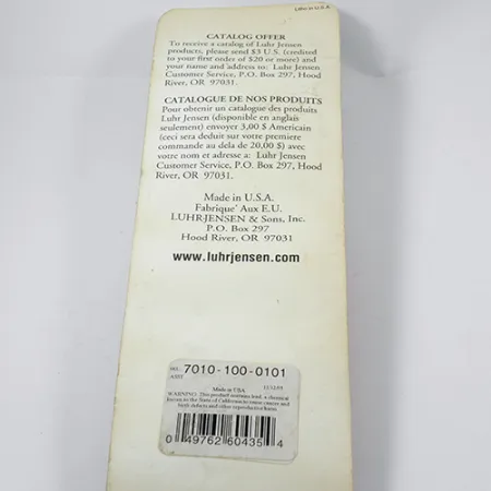 Luhr Jensen Krocodile Die #6 Blinker, Nickel, 64g, Einzelhaken, #1959