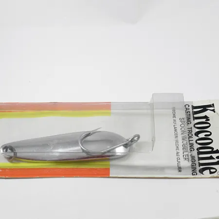 Luhr Jensen Krocodile Die #6 Blinker, Nickel, 64g, Einzelhaken, #1959