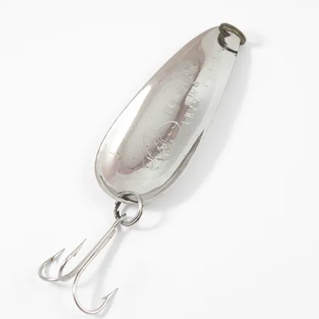 Nebco Flashbait 166 Blinker, Gehämmerter Nickel, 14g, #1975