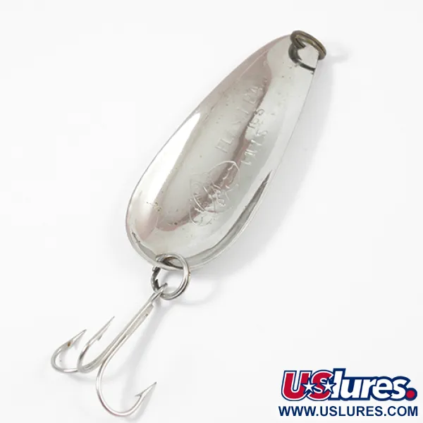 Nebco Flashbait 166 Blinker, Gehämmerter Nickel, 14g, #1975