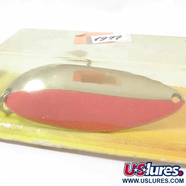 Luhr Jensen Lil' Kroc Blinker, Chrom/Rot, 21g, Weitwurf, #1977