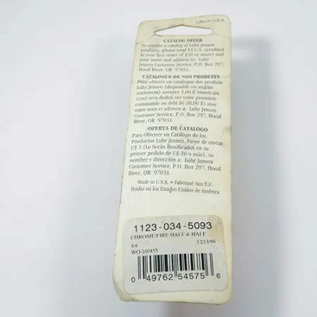 Luhr Jensen Lil' Kroc Blinker, Chrom/Rot, 21g, Weitwurf, #1977