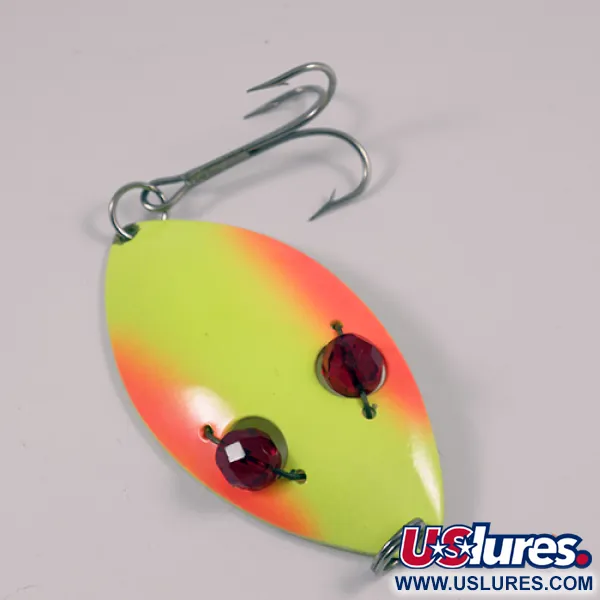 Eppinger Red Eye Wiggler Blinker, Gelb/Orange/Nickel, 25g, #1990