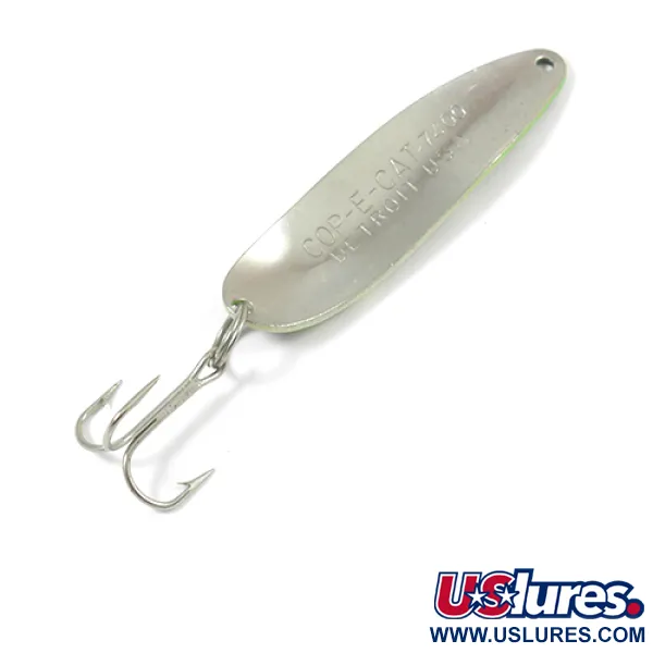 Eppinger Dardevle Cop-E-Cat 7400 Blinker, Frog Green / Nickel, #1995