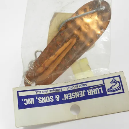 Luhr Jensen Emerald Schlepplöffel, Kupfer gehämmert, 18.9g, #1997